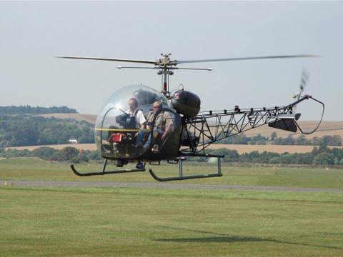 Bell 47G im wahren Leben